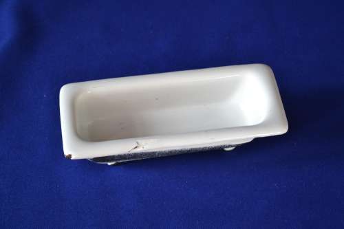 Cast Iron and  Enamel Bath Tub Soap Holder