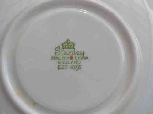 Cup & Saucer - Stanley Fine Bone China