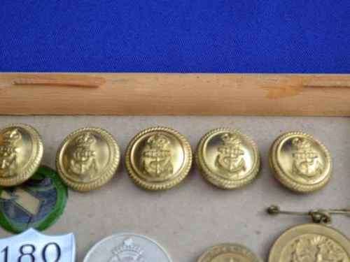 Collection of Buttons and Badges  - 18 Pieces