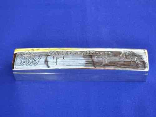Silver plated Birth CertificateCase/Holder