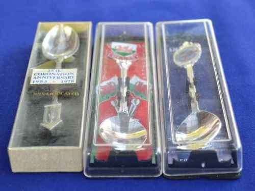 Silver Plated Spoons - Boxed  x 3