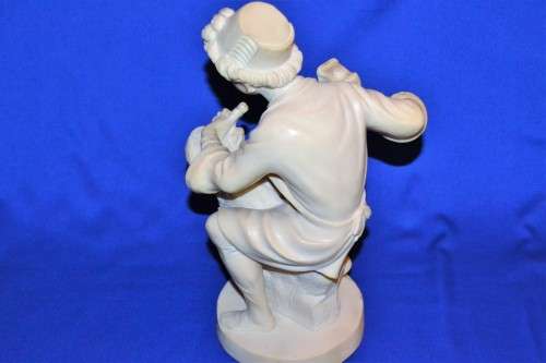 Bonded Marble Composite Statue - The Young Carver Rare Large Statue