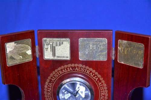 Australia Battery Operated  Clock - Untested