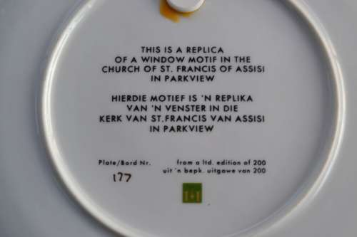 Rare and Highly Collectable - Huguenot Royale Limited Edition Display Plate