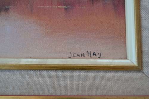 Jean Hay  - Oil on Board Signed