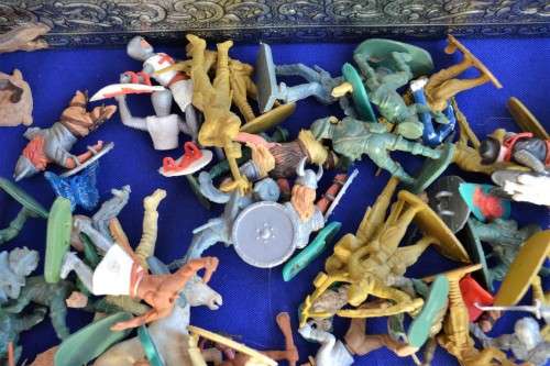 Vintage Tin and Hard Plastic Soldiers