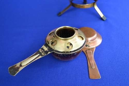 Vintage Fondue Set Copper