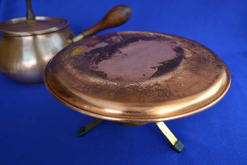 Vintage Fondue Set Copper