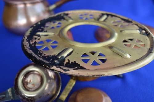Vintage Fondue Set Copper