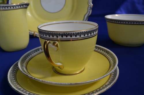 Art Deco Part Tea Set by George Proctor & Co Ltd c1924 - 1940