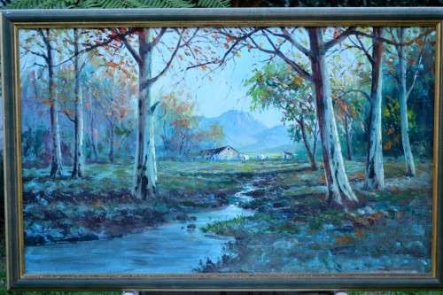Paul Potgieter  Large Oil on Board - Signed