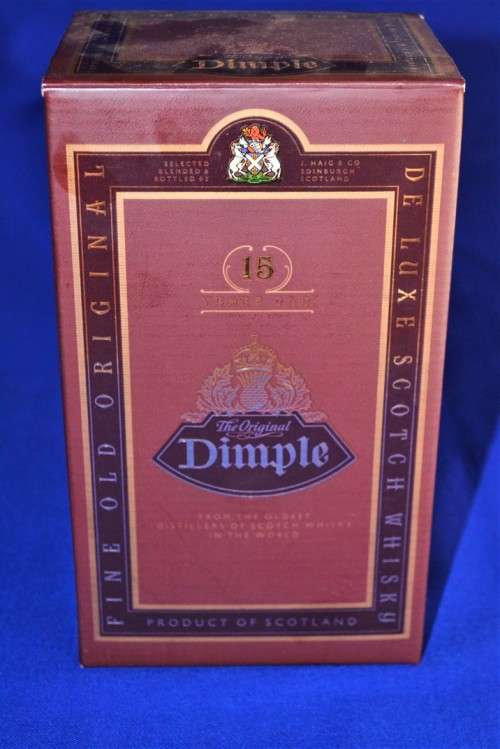 Old 15 year old Dimple Scotch Whisky