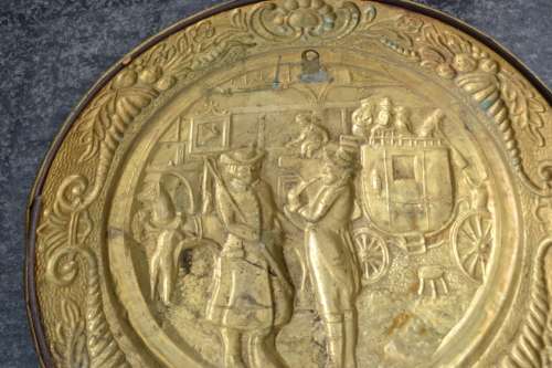 Vintage Peerage Brass Wall Hanging