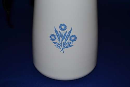 Corning Ware Cornflower Blue 9 Cup Coffee Pot / Percolator