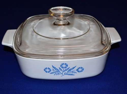 Corning Ware Cornflower Blue Casserole Baking Dish (1 Quart)