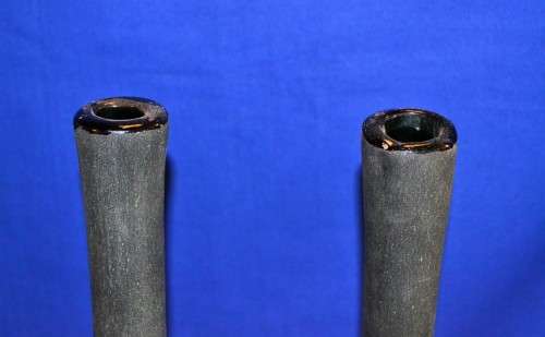 Vintage Black Studio Heavy Glass Bottles