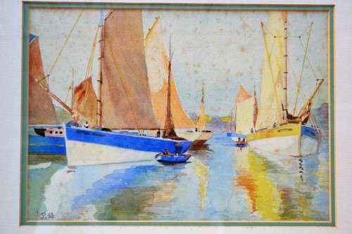 Beautiful Water Colour - Framed behind Glass