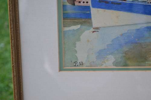 Beautiful Water Colour - Framed behind Glass