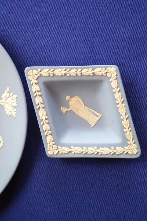 Wedgwood Jasperware Plate and Pin Dish