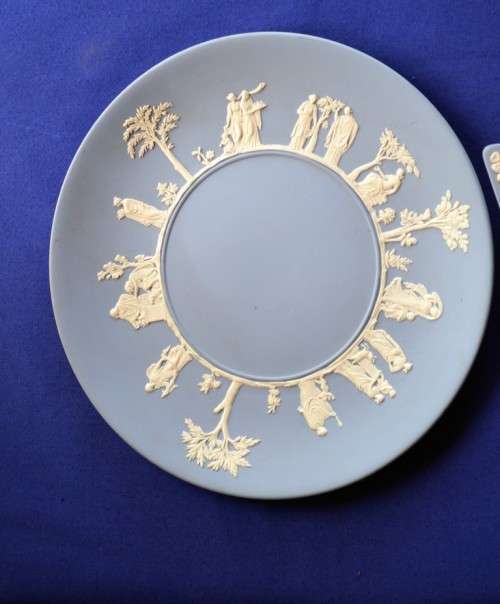 Wedgwood Jasperware Plate and Pin Dish