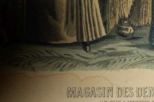 Magasin Des Demoiselles-Legrand Victorian signed Print