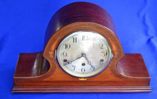 Wooden Inlay Vintage Mantle Clock