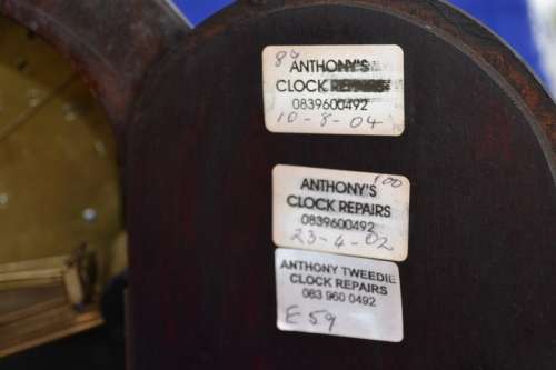 Wooden Inlay Vintage Mantle Clock