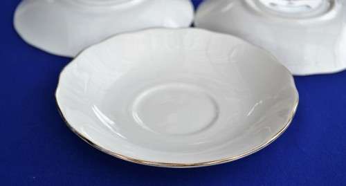 Queen Anne Saucers x 3