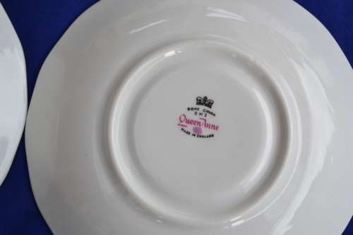 Queen Anne Saucers x 3