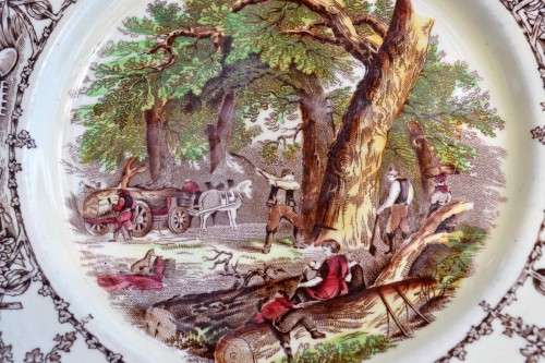 Clarice Cliff Royal Staffordshire 'Rural Scenes" Display Plate