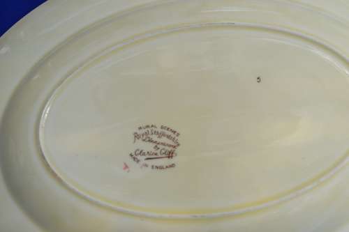 Clarice Cliff Royal Staffordshire "Rural Scenes" Platter