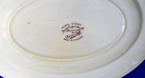 Clarice Cliff Royal Staffordshire "Rural Scenes" Platter