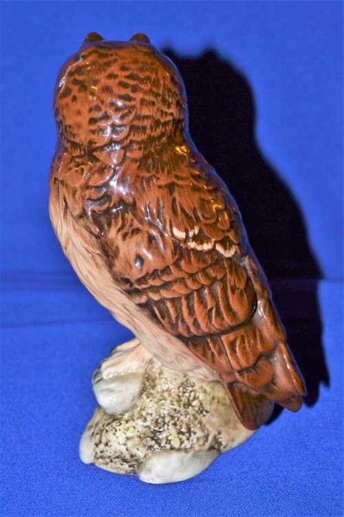Royal Doulton  Whyte and Mackay Whisky Decanter Modelled as a  Short-Eared Owl ~ Full ~ Seal Intact