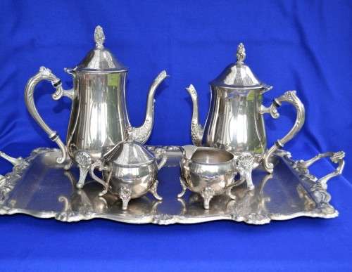 Silver Plated Tea Set - Five Pieces