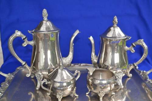 Silver Plated Tea Set - Five Pieces
