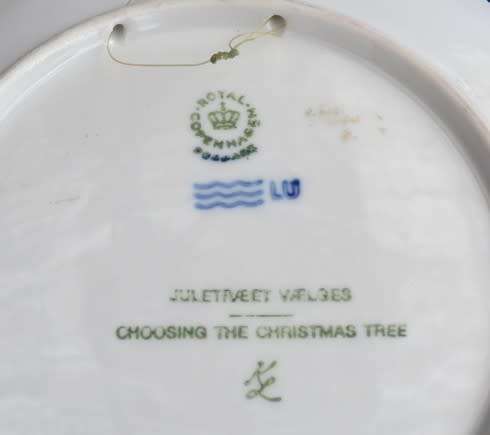 Royal Copenhagen Christmas Plates 1970's - Four plates