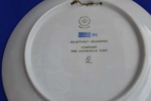 Royal Copenhagen Christmas Plates 1980's - Seven Plates