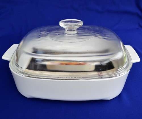 Corning Microwave Browner with Lid