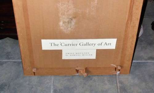 Samuel Miller "Emily Moulton' Print framed behind glass *** RARE ***