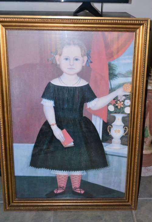 Samuel Miller "Emily Moulton' Print framed behind glass *** RARE ***