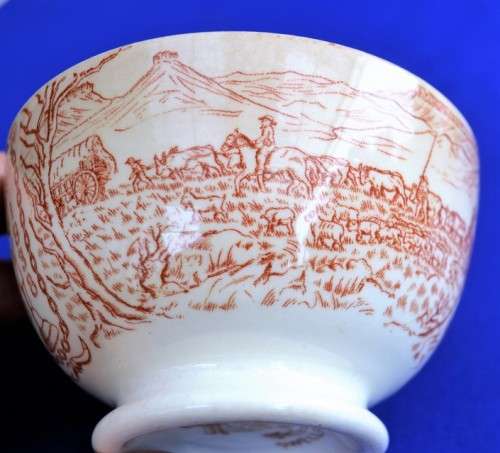 Vintage "Die Groot Trek" Commemorative Bowl c1938