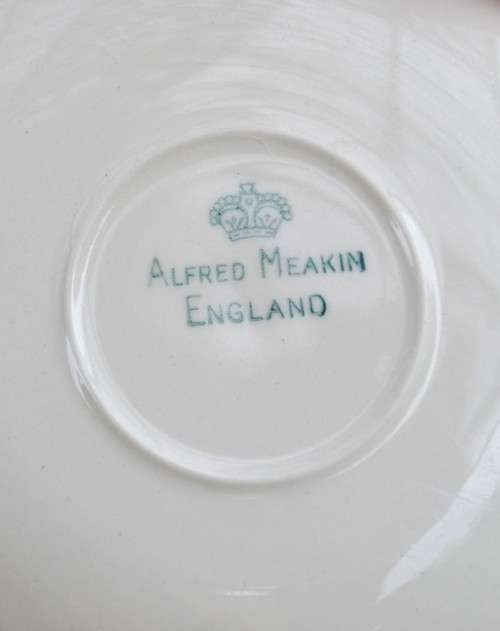Vintage Alfred Meakin Part Tea Set "The Hayride"18 Pieces