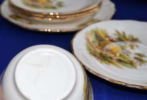 Vintage Alfred Meakin Part Tea Set "The Hayride"18 Pieces