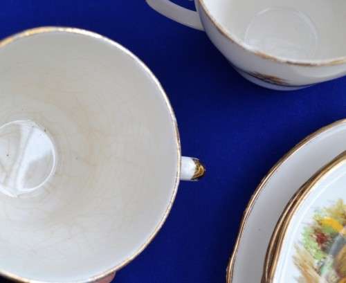 Vintage Alfred Meakin Part Tea Set "The Hayride"18 Pieces