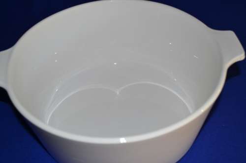 Corning Ware White Casserole Dish