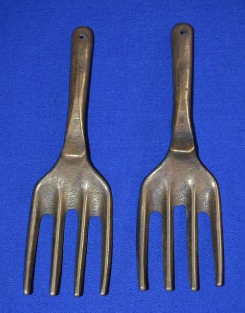 Brass Vintage Garden Forks