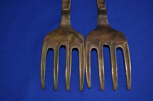 Brass Vintage Garden Forks