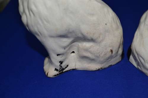 Pair of 19th Century Staffordshire  King Charles Spaniels