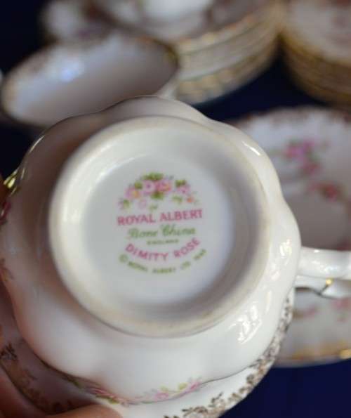 Royal Albert Dimity Rose 21pc Tea Set