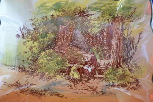 Royal Doulton Rustic England Sandwich Tray and Small Dish